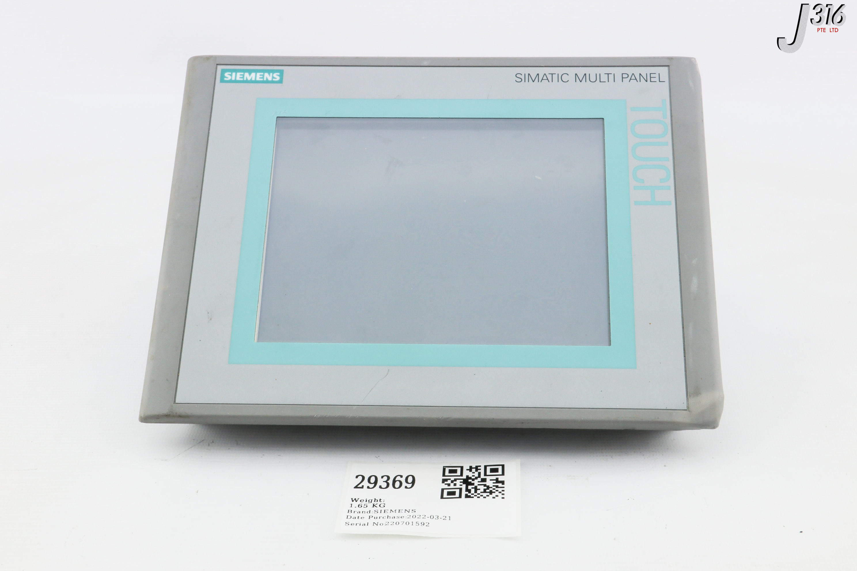 29369 SIEMENS SIMATIC OPERATOR INTERFACE, MP277 8
